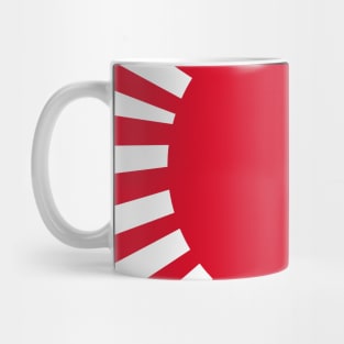 Red sunbeams Mug